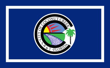Coconut Creek Florida ABD bayrağı