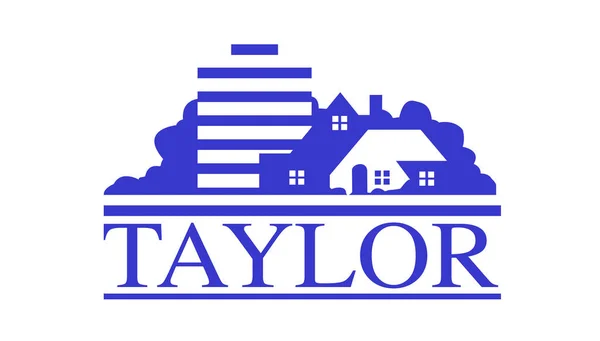 Σημαία Της Πόλης Του Taylor City Michigan Usa — Διανυσματικό Αρχείο