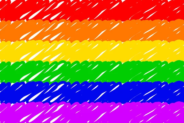 Gay Transeksüel Bayrak Renkleri Grunge Stilinde — Stok Vektör