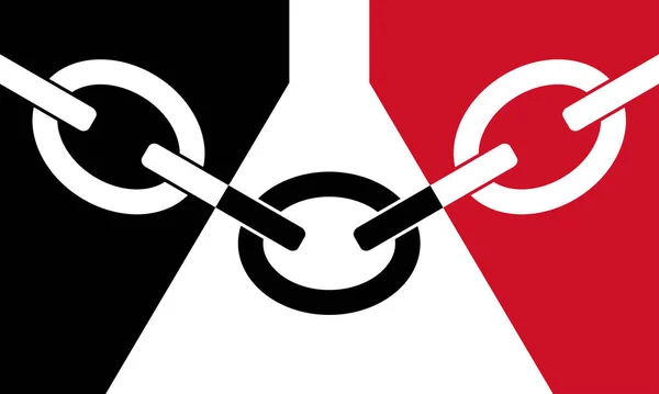 Bandeira Reino Unido Black Country Uma Parte Das West Midlands —  Vetores de Stock