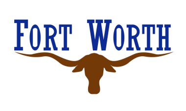 Forth Worth şehri tarafından kabul edilen bayrak.