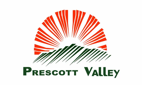 Traditional Flag Arizona City Prescott Valley — Wektor stockowy