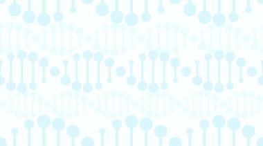 DNA genetiği kusursuz desen. Mavi arka plan. Kromozomal genetik çizim. EPS 10 vektör simgesi