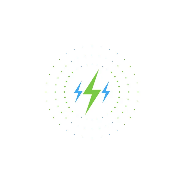 Піктограма Бездротового Зарядного Пристрою Векторний Символ Енергії Блискавки Кола Заряд — стоковий вектор