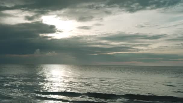 Podróż Oglądanie Morza Zachodu Słońca Wycieczka Rejs Dla Przyrody Wygląd — Wideo stockowe