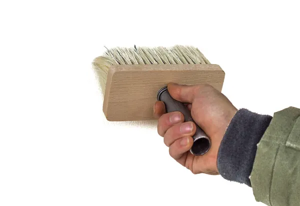 Painter Brush Hand Isolated — Stock Photo, Image
