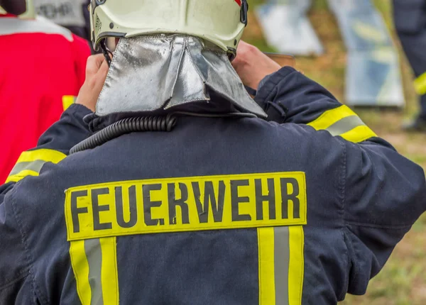 Firefighter Workwear Germany — Stock Photo, Image