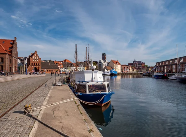 Porto Nella Città Wismar Sul Mar Baltico — Foto Stock