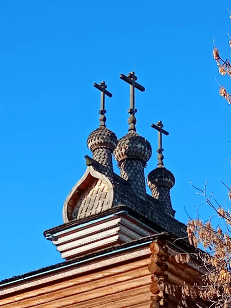 Church Holy Great Martyr George Victorious Kolomenskoye Autumn Moscow 2021 — Stock Photo, Image