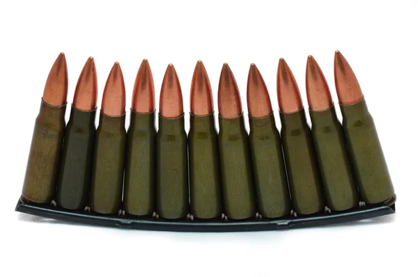 Bullets on the white background — Stock Photo, Image