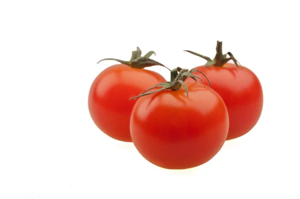 Three cherry tomatoes — Stock Photo, Image