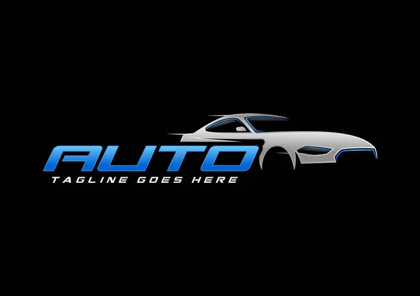 Logo Automobilistico Rivenditore Auto Logo Racing Logo Logo Riparazione Auto — Vettoriale Stock