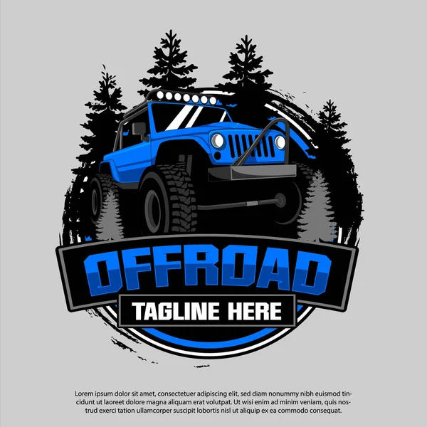 Logotipo Offroad Logotipo Sujeira —  Vetores de Stock