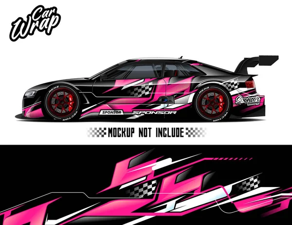 Carro Livery Carro Esporte — Vetor de Stock