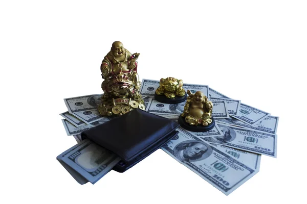 Money and purse — Stock Photo, Image