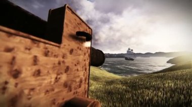 Top bir caravel hedefleme