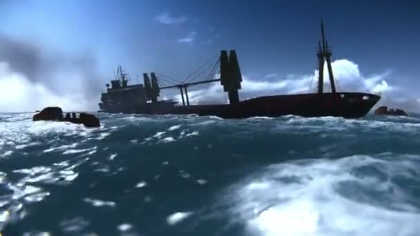 Sinking Of An Oil Tanker