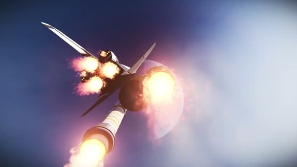 Letadla - space shuttle — Stock video