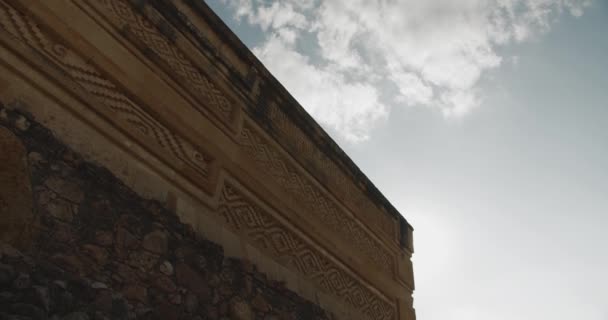 Die antike und unglaubliche archäologische Stätte von Mitla in Oaxaca Mexiko — Stockvideo