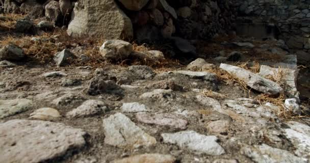 Antike archäologische Ausgrabungsstätte von Mitla Palace — Stockvideo
