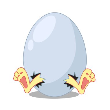 tavşan Bacağı kırık yumurta dışarı sopa