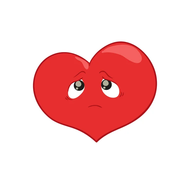 Εικονογράφηση χαρακτήρα καρδιά — Διανυσματικό Αρχείο
