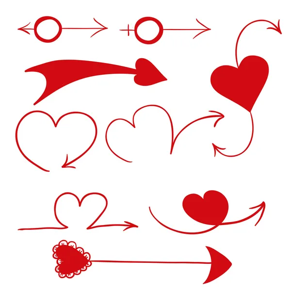 Flèche, coeur — Image vectorielle