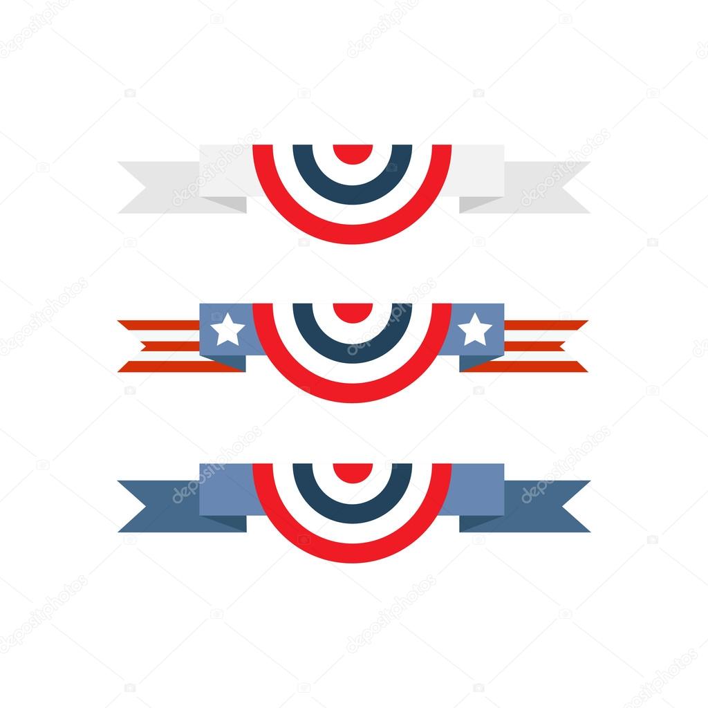 American flag bunting