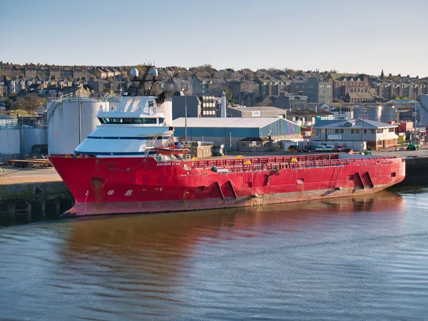 Sar Odin Moored Port Aberdeen Scotland Supply Vessel Built 2002 — ストック写真