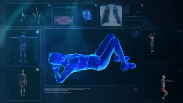 počítač rentgenování lidské tělo