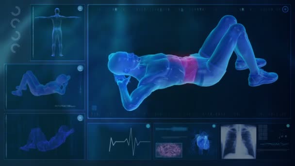 počítač rentgenování lidské tělo