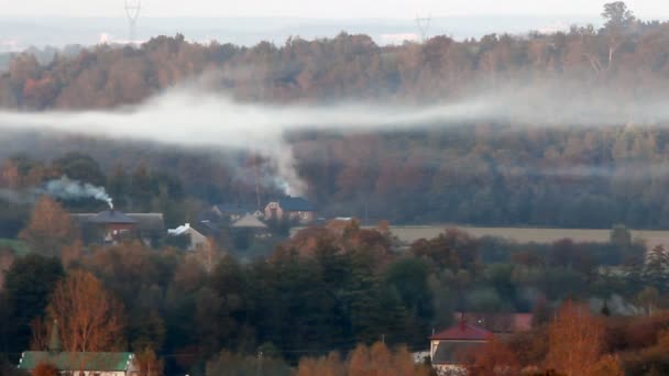 Herbst auf dem Dorf — Stockvideo