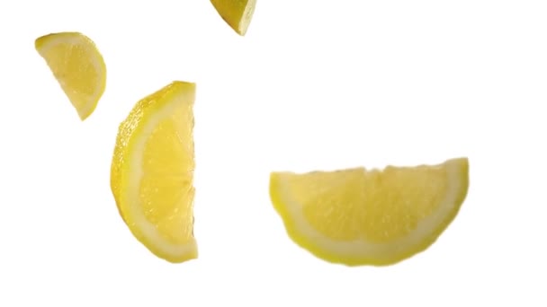 klesající citrony ve studiu