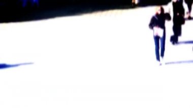 şehirde insanlar acele