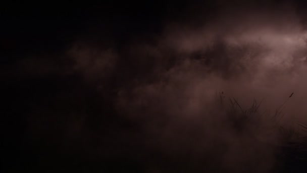 风暴的夜空 — 图库视频影像