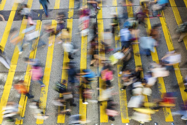 Trafikerad gata — Stockfoto