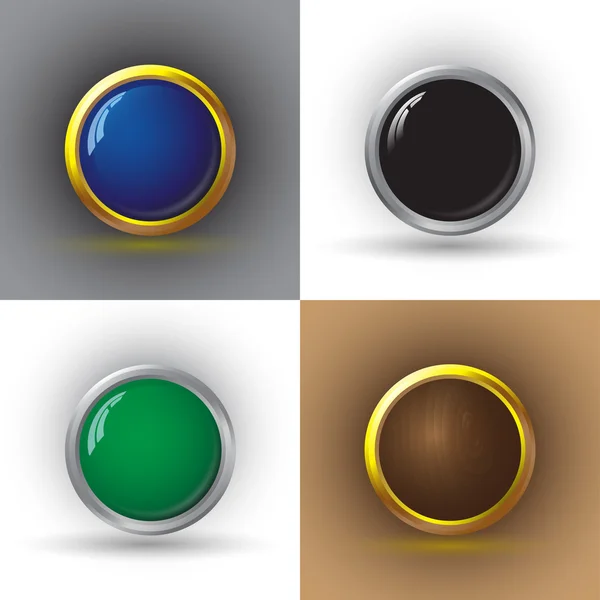 Web düğmeleri dizisi.