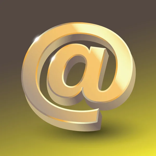 renkli e-posta simgesi işareti.