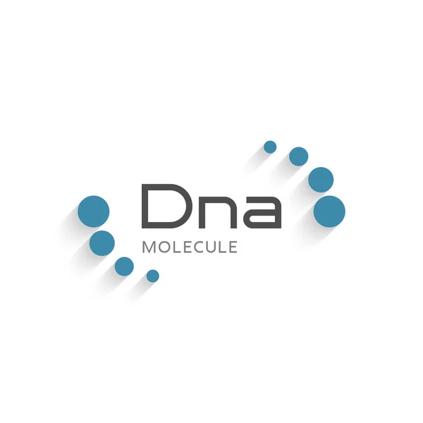 DNA molekül ikonu. Logo tasarım ögesi