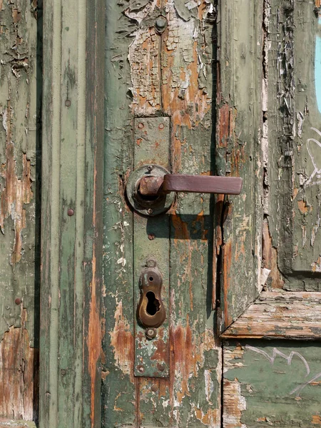 Πόρτα Του Παλιού Σπιτιού — Φωτογραφία Αρχείου