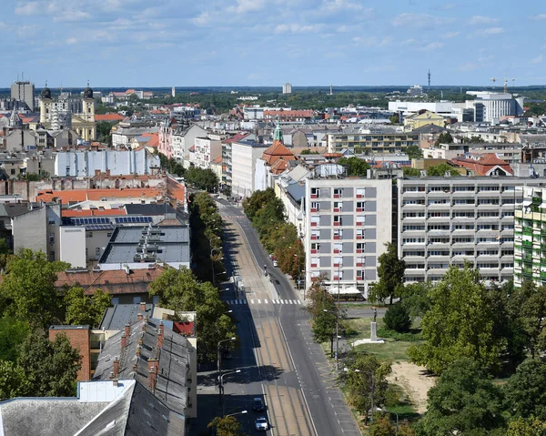 Vista Cidade Debrecen Hungria — Fotografia de Stock