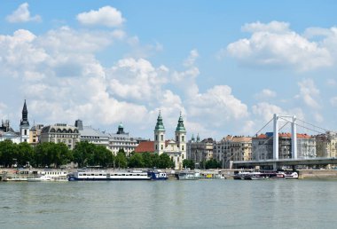 Macaristan 'ın Budapeşte şehri manzarası