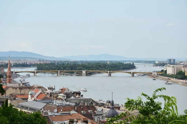 Вид Будапешт Венгрия — стоковое фото