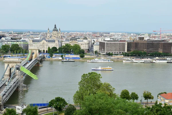 Utsikt Över Budapest Stad Ungern — Stockfoto