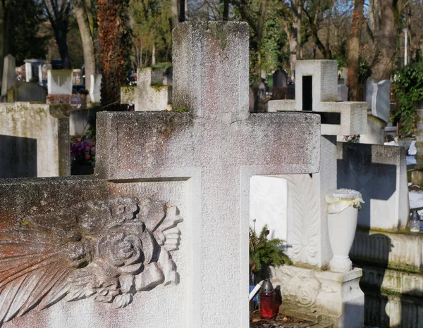 Tombstones Public Cemetery — Stock Photo, Image