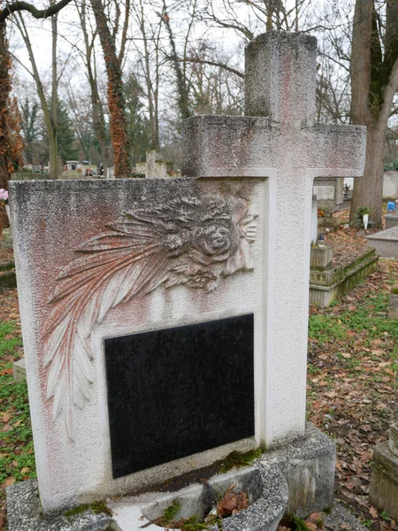 Tombstones Public Cemetery — Stock Photo, Image