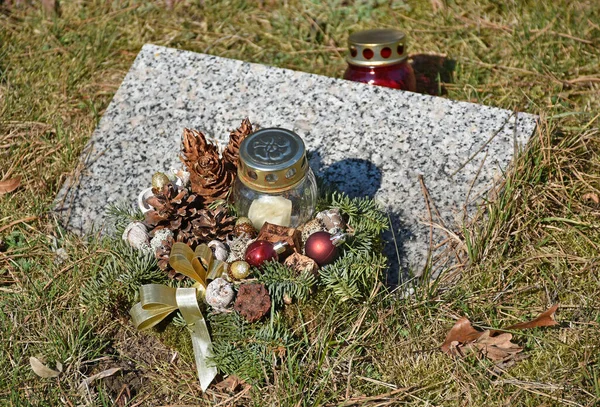 Tombstone Cemitério Público — Fotografia de Stock