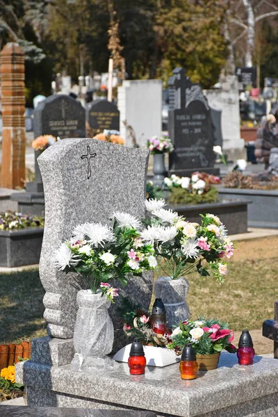 Tumbas Cementerio Público — Foto de Stock