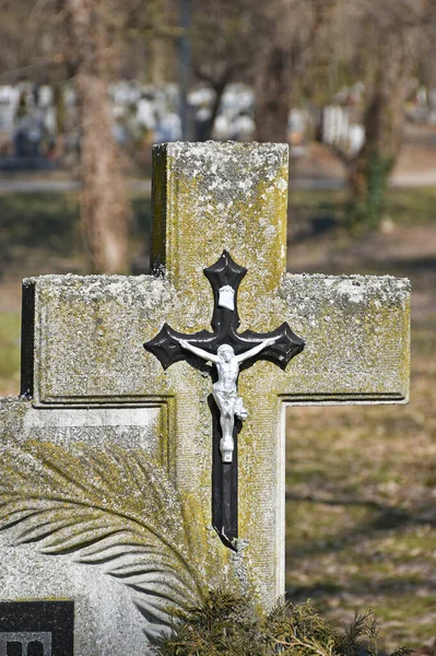 Tombstones Public Cemetery — Stock Photo, Image