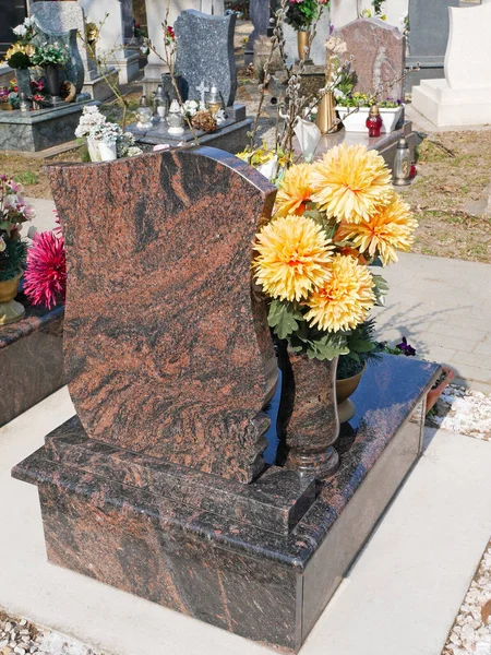 Tombstones Public Cemetery — Stock Photo, Image